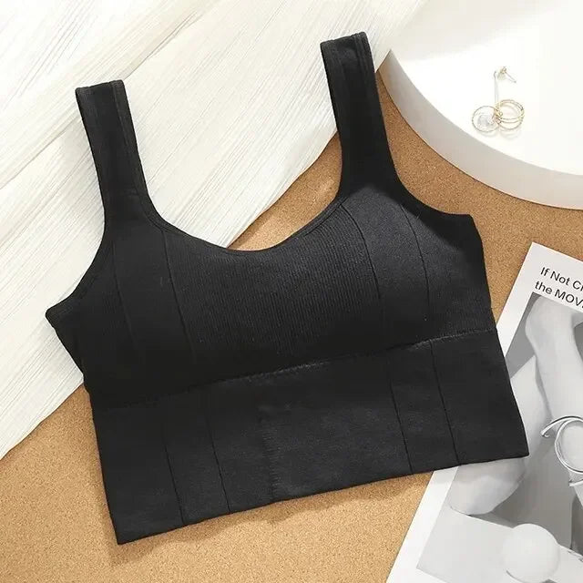 Women's Seamless Wire Free Crop Top