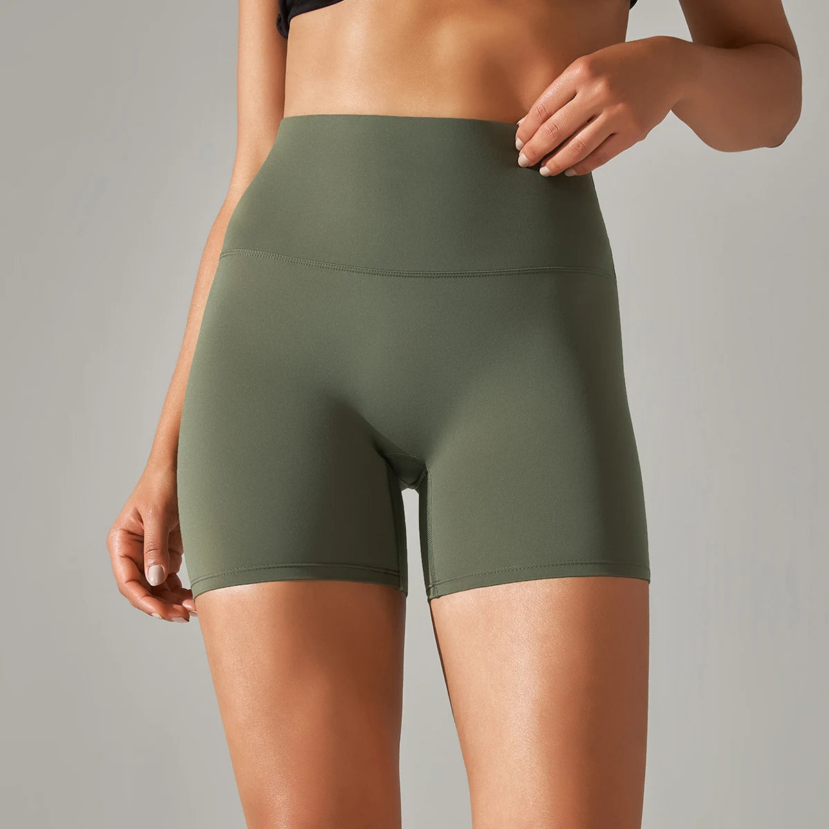 Women's High-Waisted Yoga Shorts