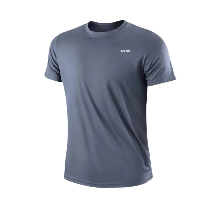 Men's Lightweight Quick Dry Short Sleeve Gym/Running Shirt