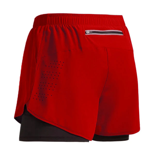 Men's Running 2 in 1 Quick Dry Gym Shorts