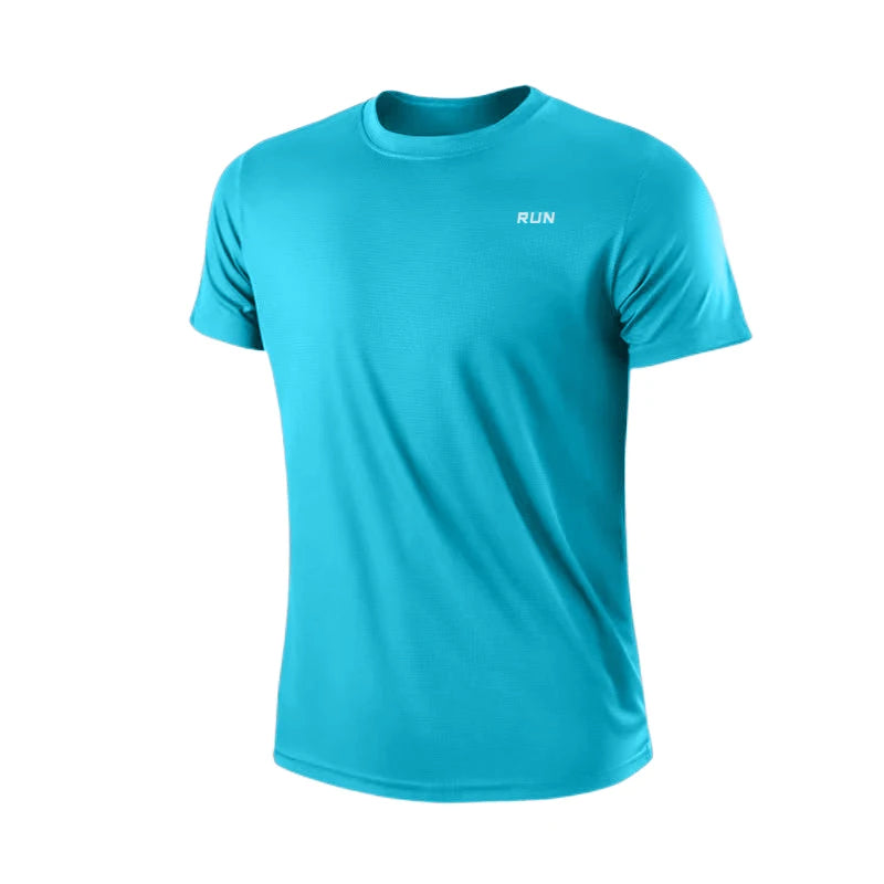 Men's Lightweight Quick Dry Short Sleeve Gym/Running Shirt