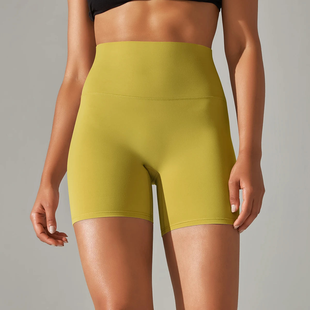 Women's High-Waisted Yoga Shorts