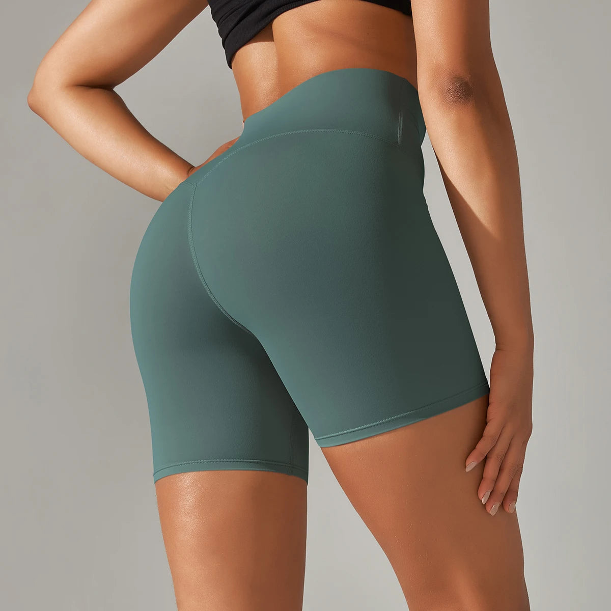 Women's High-Waisted Yoga Shorts