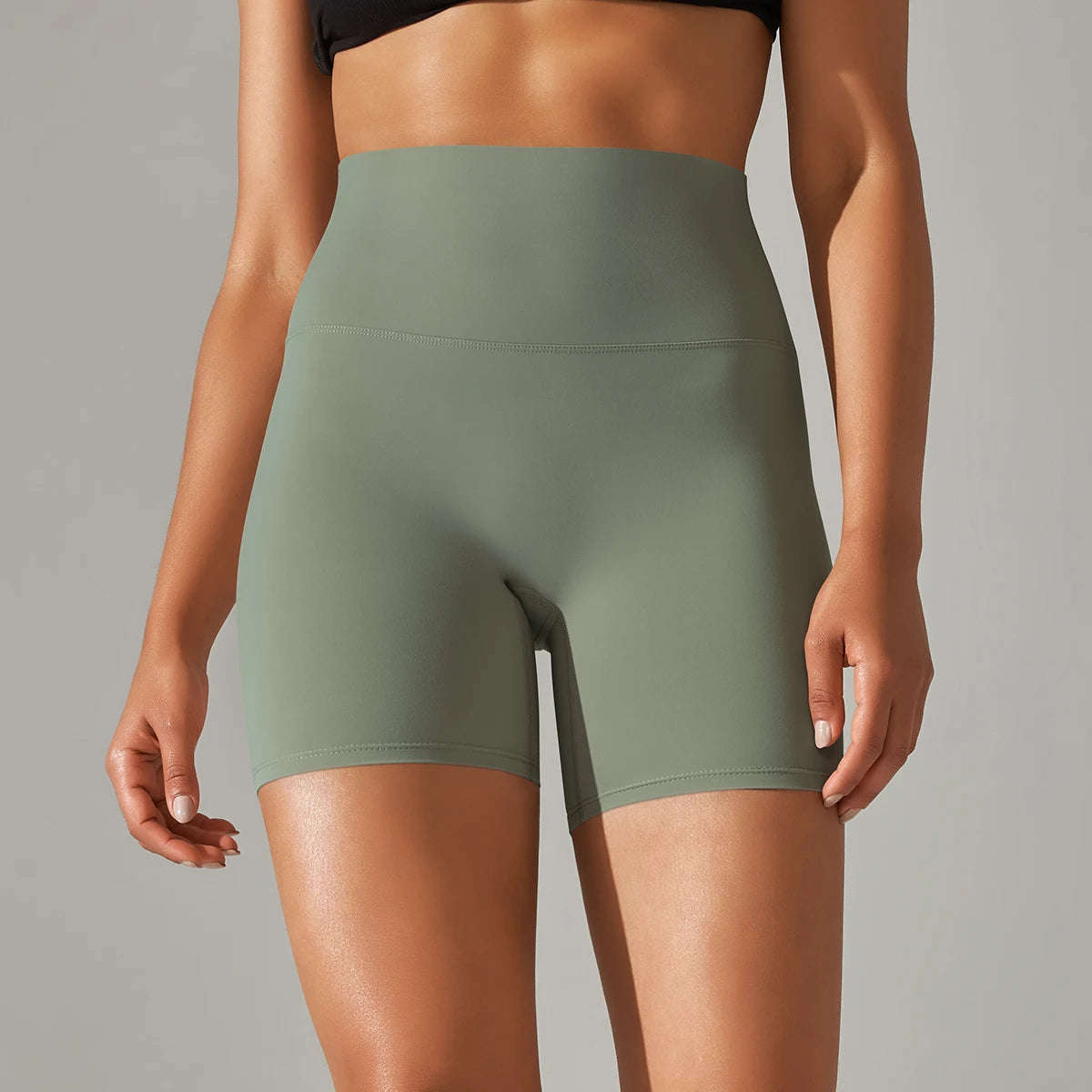 Women's High-Waisted Yoga Shorts