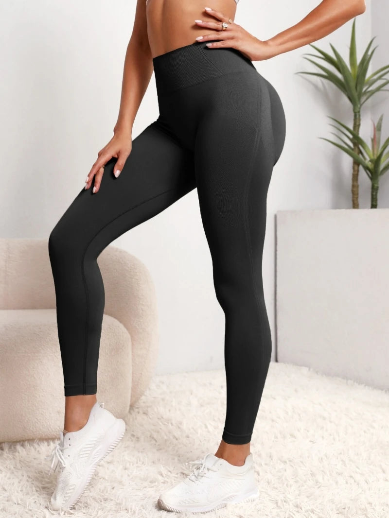 Women's Seamless Hip Lifting High-Waisted Leggings