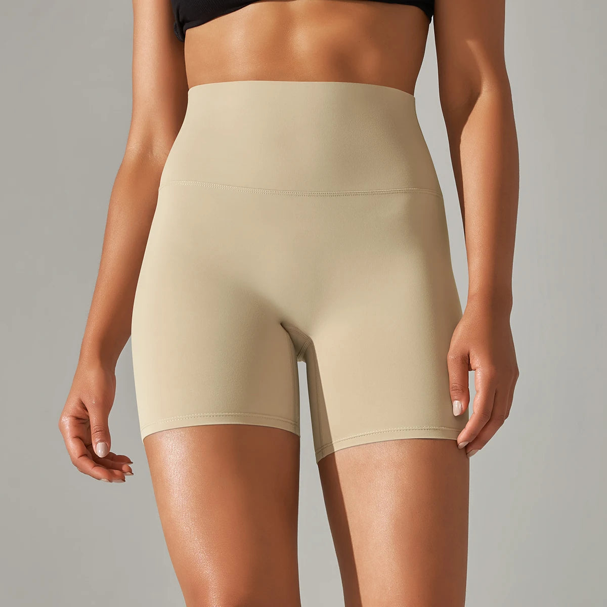 Women's High-Waisted Yoga Shorts