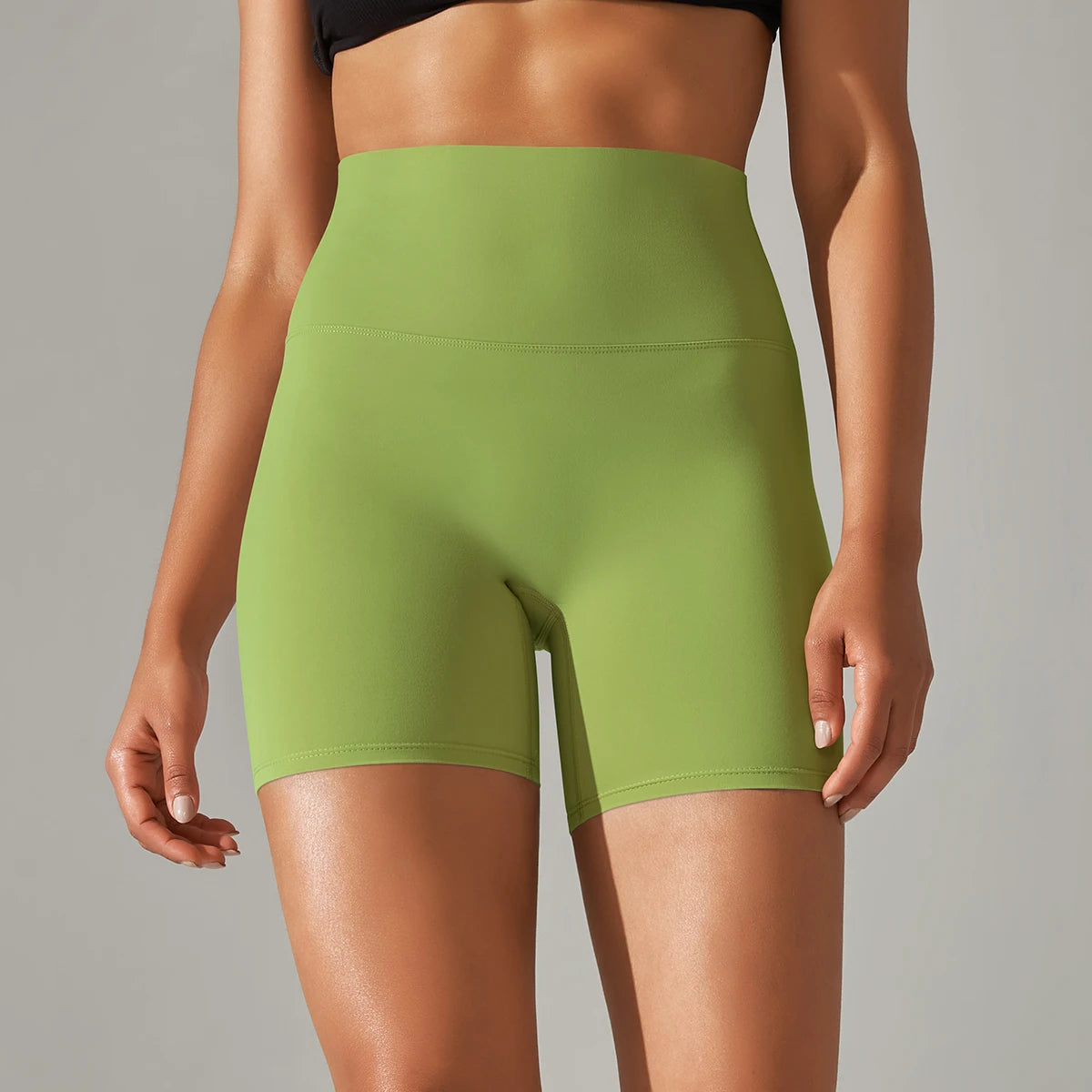 Women's High-Waisted Yoga Shorts