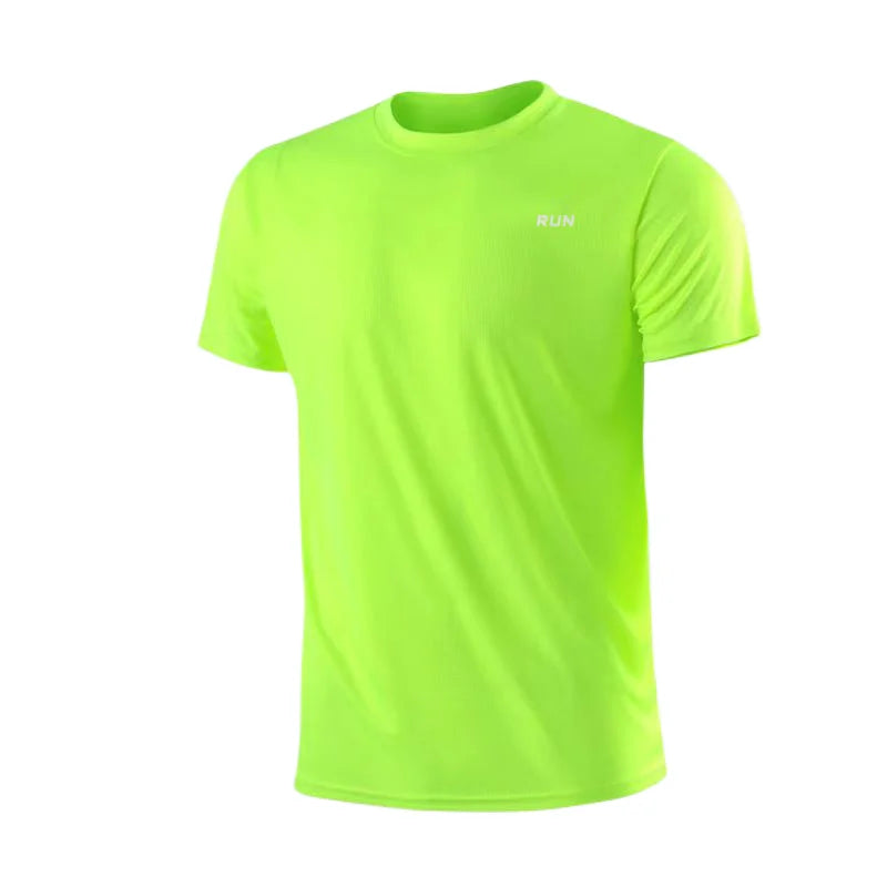 Men's Lightweight Quick Dry Short Sleeve Gym/Running Shirt