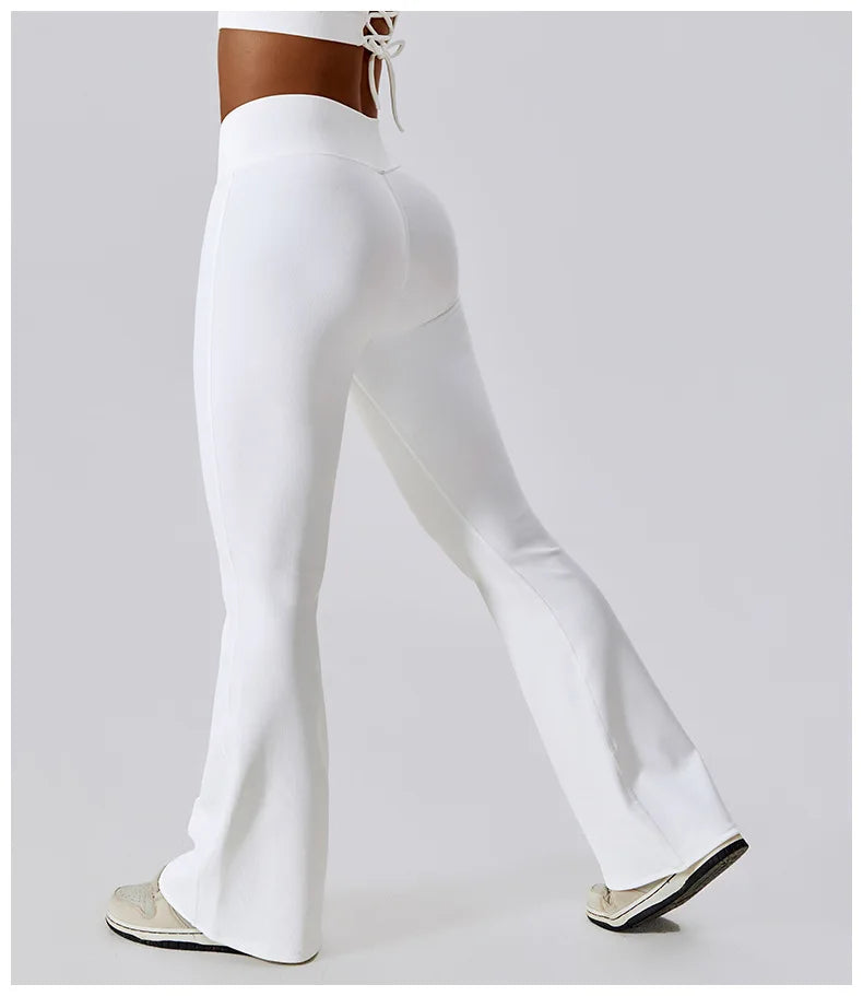 Women's High-Waisted Flare Leggings Yoga Pants